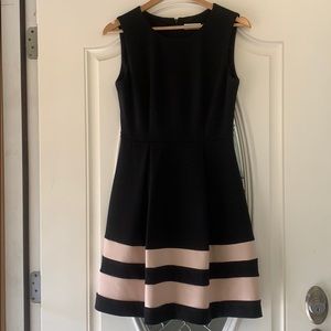 Calvin Klein - black/pink dress